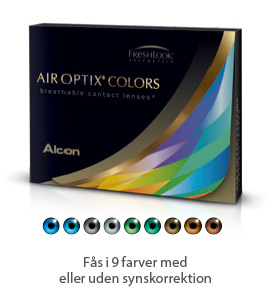 Air Optix Colors kontaktlinser - pakke Air Optix Colors kontaktlinser