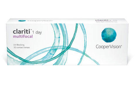 Æske med CooperVision Clariti 1 Day multifocal-kontaktlinser 30 stk