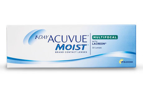 Æske med Acuvue Moist 1 Day-kontaktlinseæske