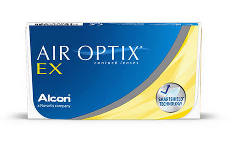 Æske med Alcon Air Optix Ex-kontaktlinser