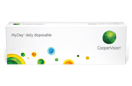 Æske med Coopervision MyDay daily disposable-kontaktlinser 30 stk