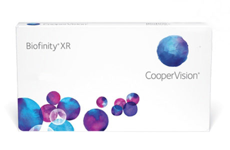 Æske med CooperVision Biofinity XR-kontaktlinser