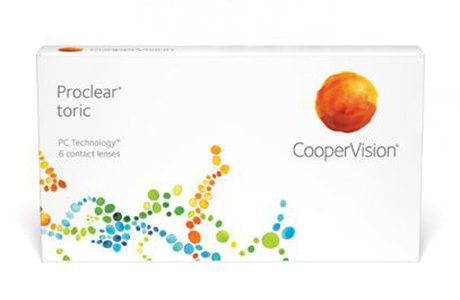 Æske med CooperVision Proclear Toric-kontaktlinser