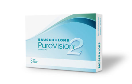 Æske med Bausch+Lomb Purevision 2-kontaktlinser