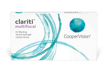 Æske med Cooper Clariti Multifocal-kontaklinser