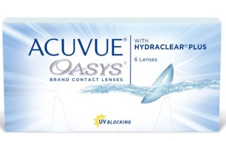 Æske med Acuvue Oasys-kontaktlinser