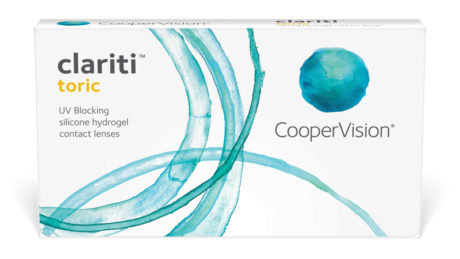 Æske med CooperVision Clariti Toric-kontaktlinser
