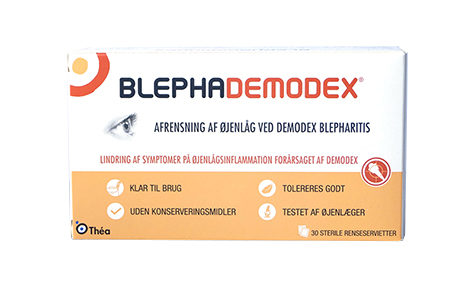 Æske med Blephademodex vådservietter