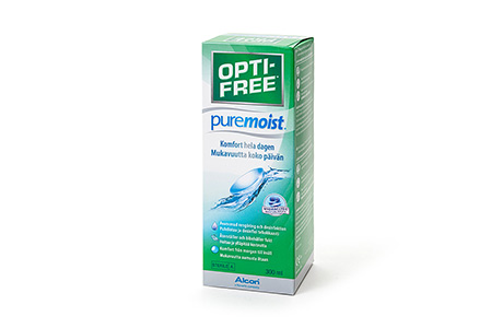 Pakke med Opti-free Puremoist 300 ml.