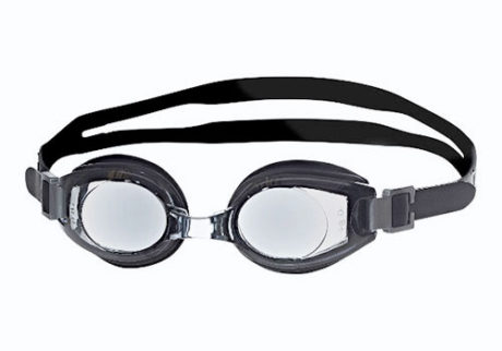 Røgfarvede svømmebriller med styrke til voksne