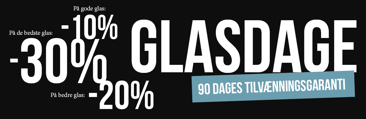 10%, 20% eller 30% på brilleglas hos Friis Optik