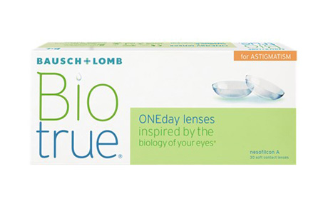 Æske med kontaktlinser: Oneday BioTru astigmatisme