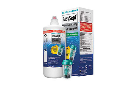Pakke med EasySept kontaktklinsevæske